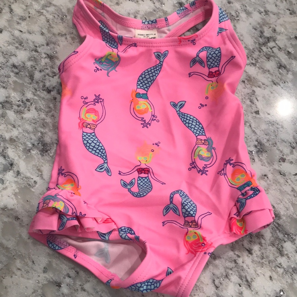 Pink swimsuit